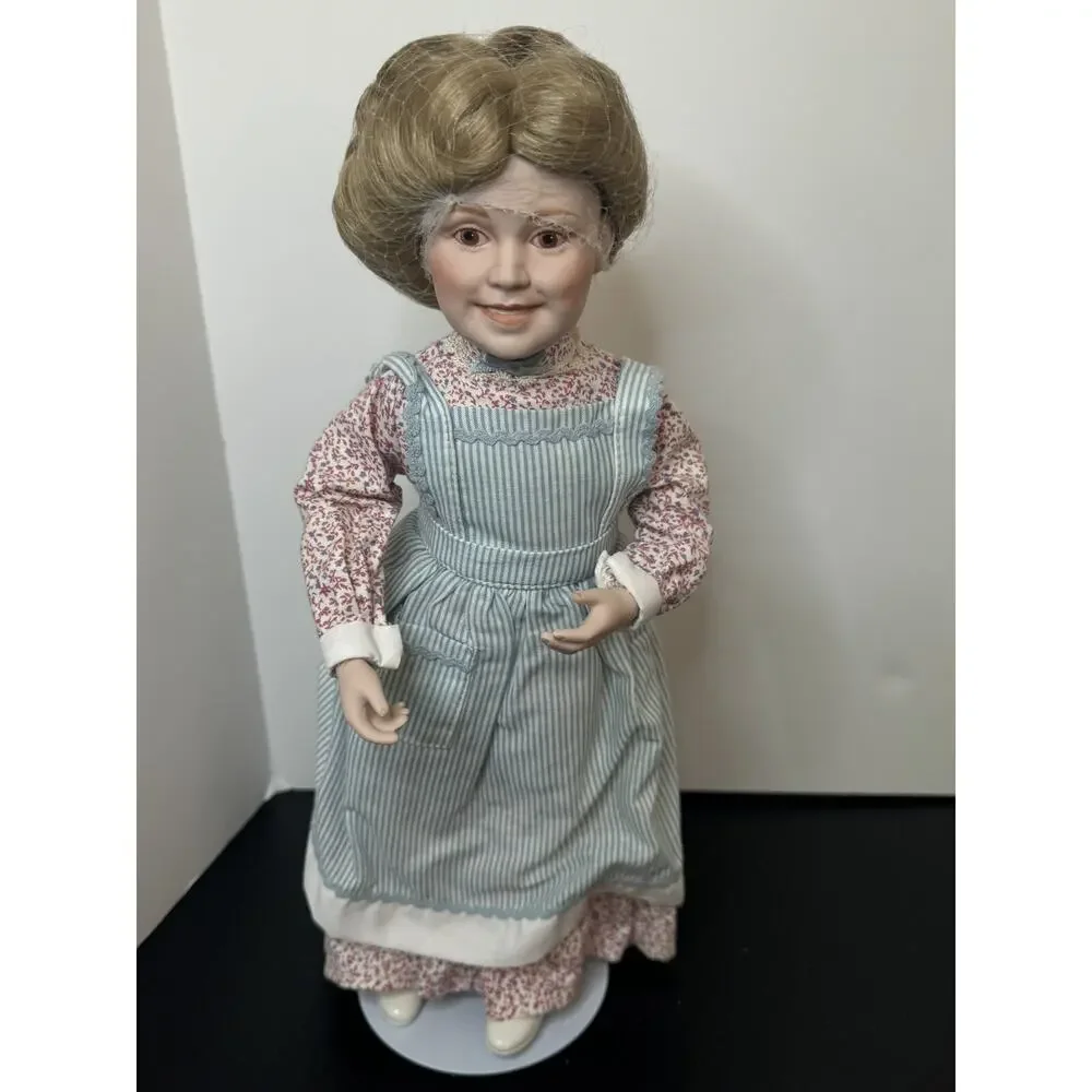 Danbury Mint Is it Sweet Enough?‎ Porcelain Mother Daughter Dolls by Judy Belle